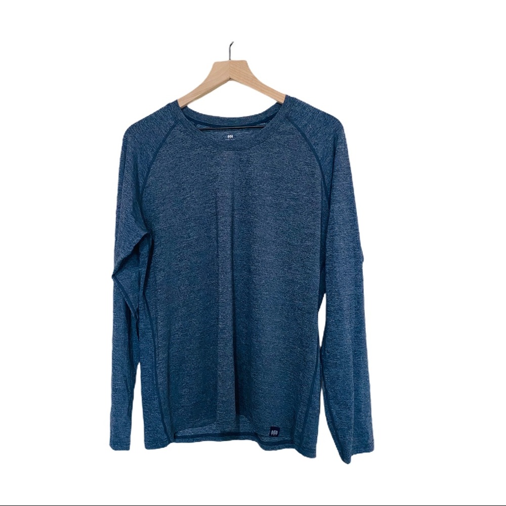 Corey Vines - The Path grey blue long sleeve tee